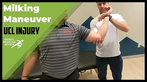 ucl tear elbow test|milking maneuver elbow test.